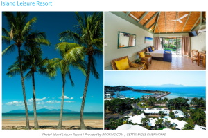 Screenshot of Island Leisure Resort on HotelsCombined Blog